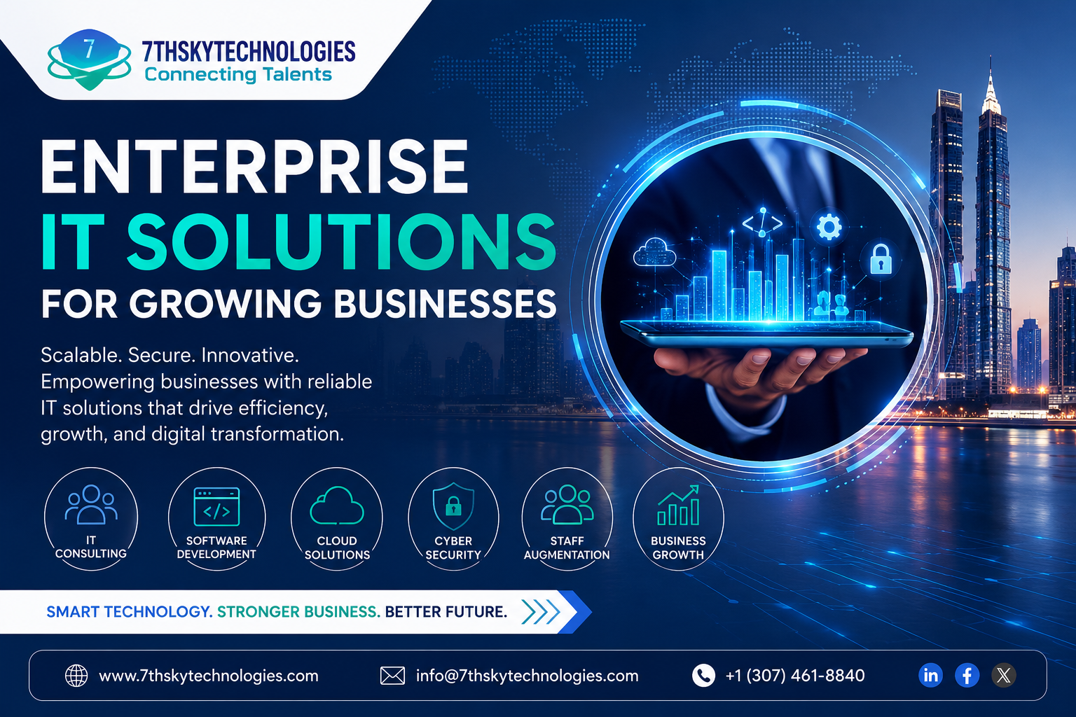 Enterprise IT Solutions for Growing Businesses helping companies improve digital transformation, cloud infrastructure, and IT consulting