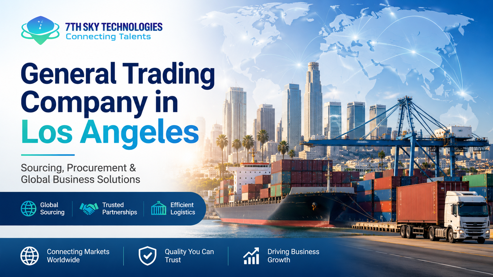 General Trading Company in Los Angeles providing sourcing procurement and international trading services