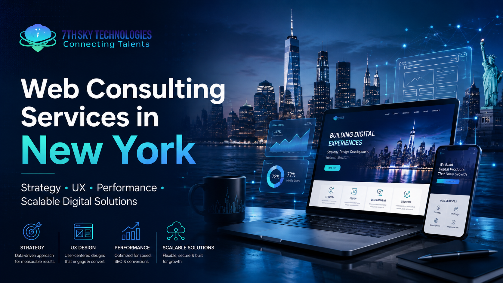 Web Consulting Services in New York by 7th Sky Technologies