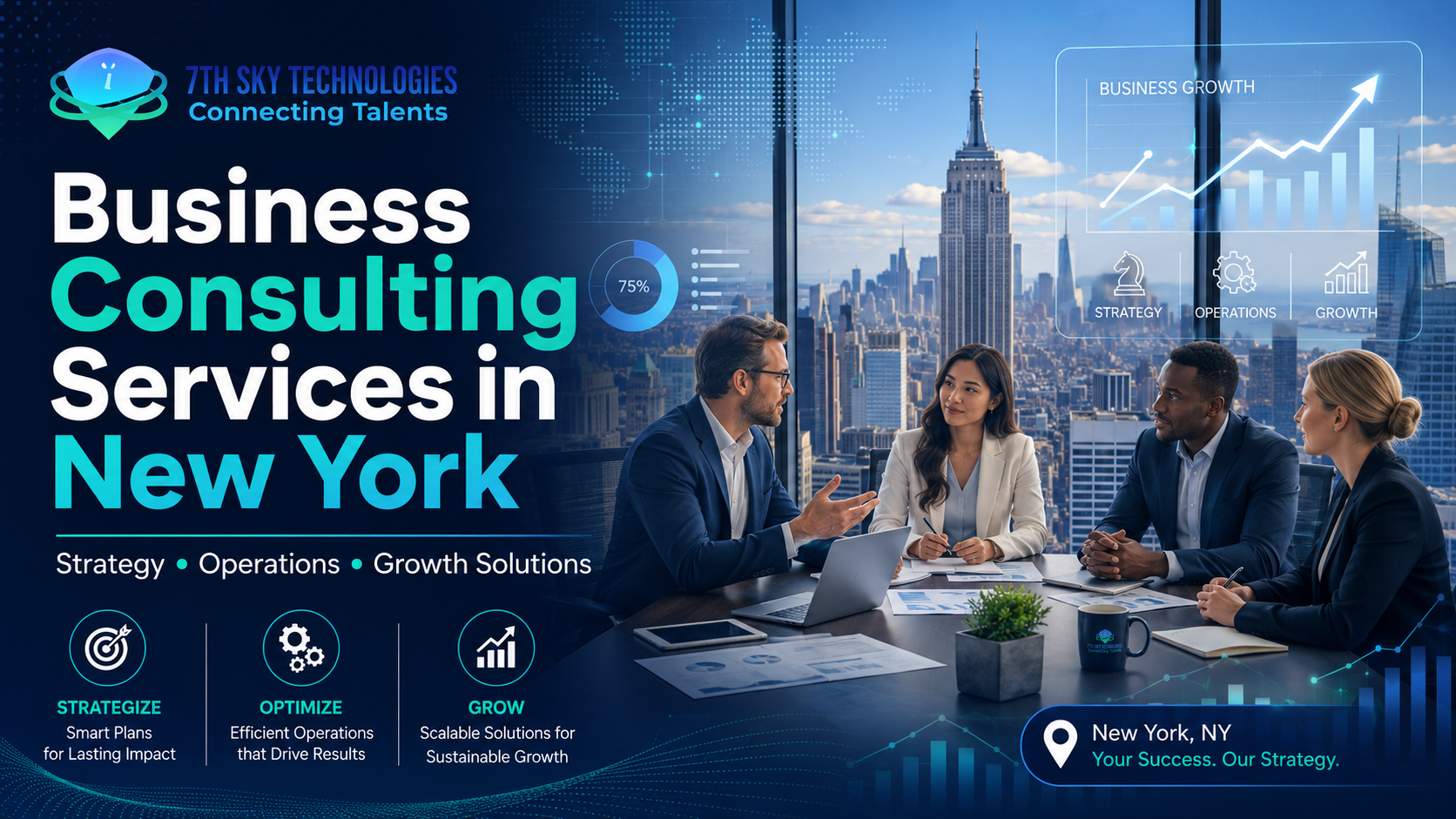 Business Consulting Services in New York by 7th Sky Technologies