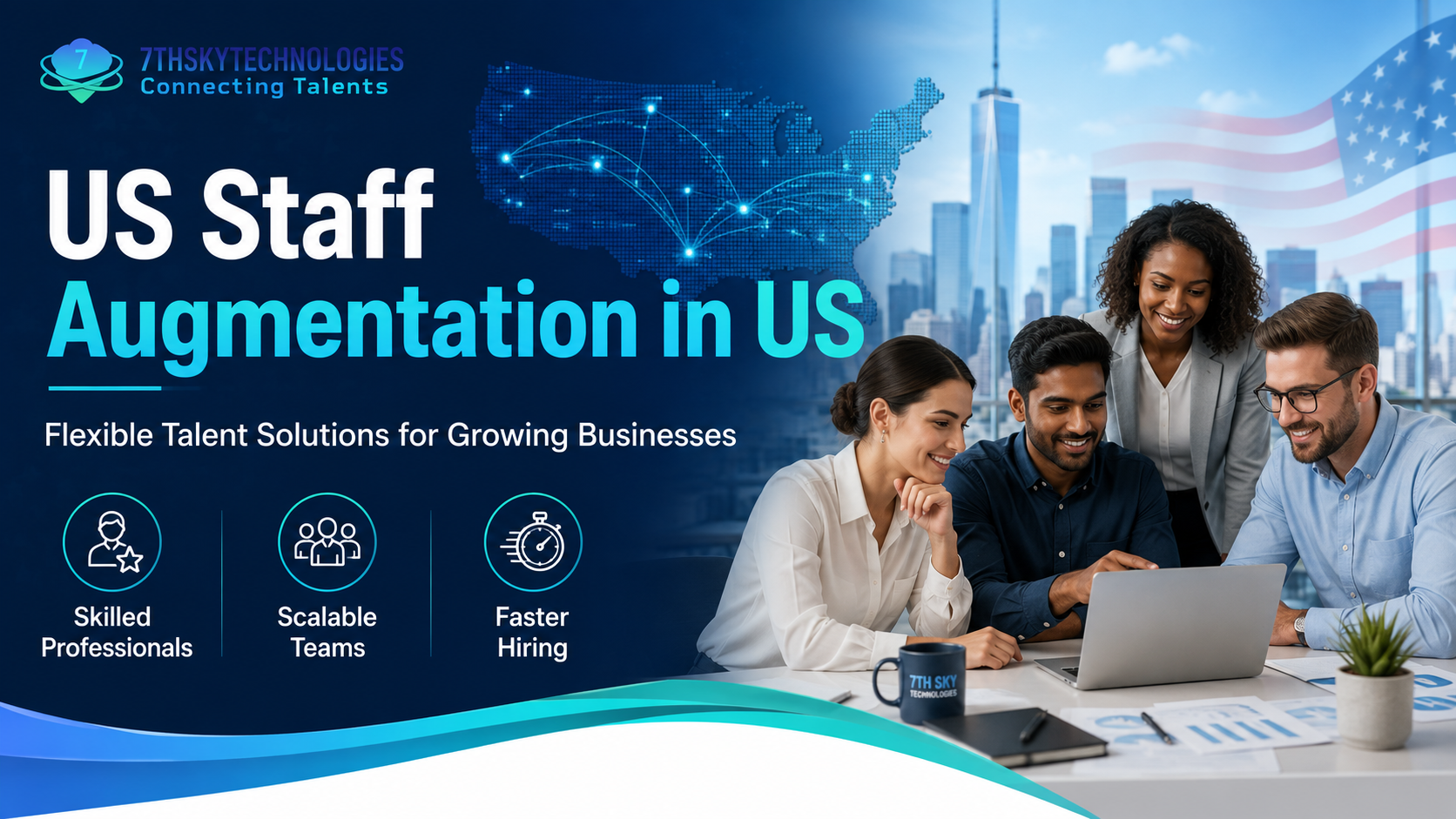 US Staff Augmentation in US for skilled IT professionals flexible staffing and scalable workforce solutions