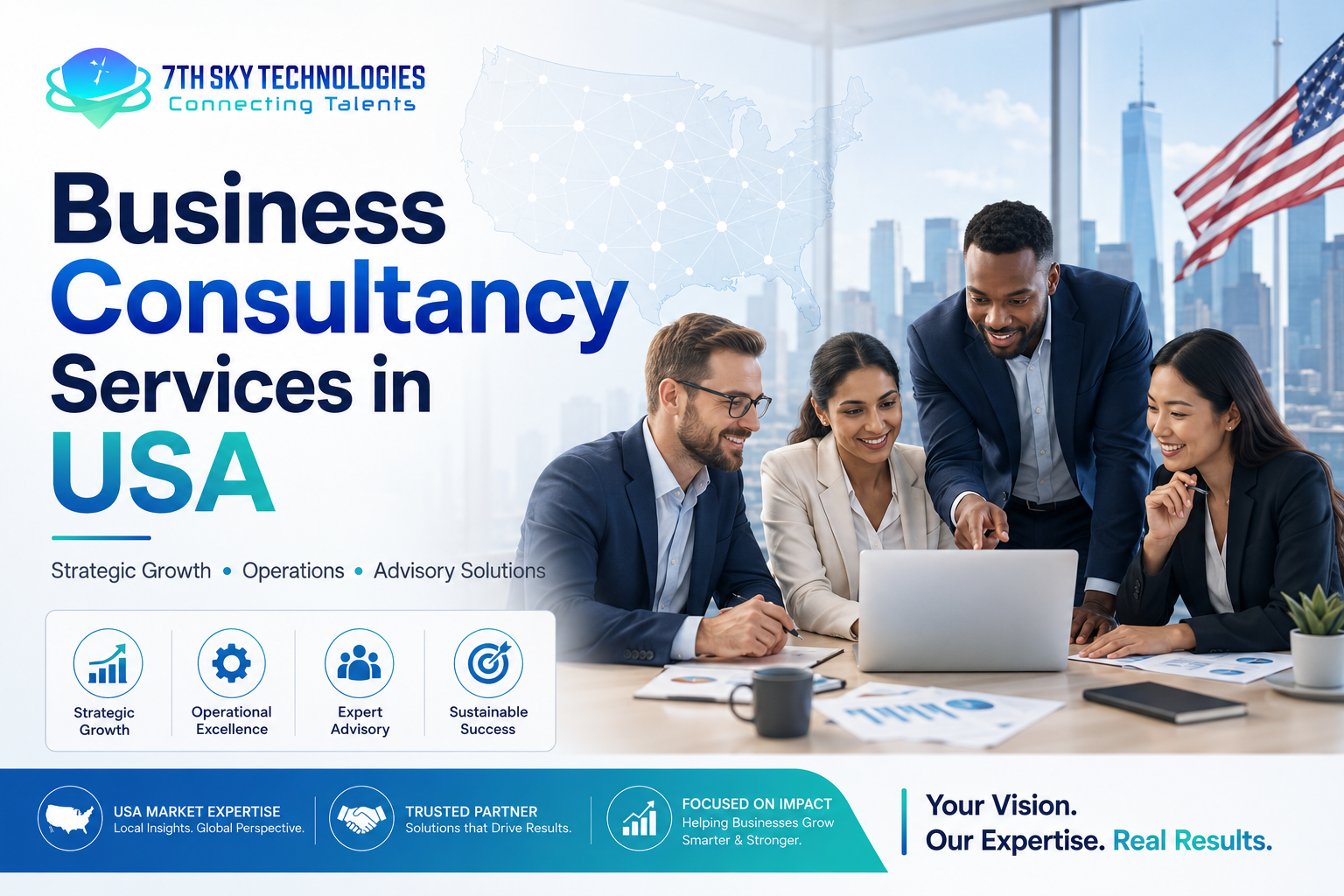 Business Consultancy Services in USA for strategy, operations, digital transformation and business growth